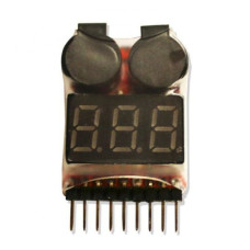 Тестер бортовой DYS для Li-Pol батарей 1-8S со звуковым сигналом